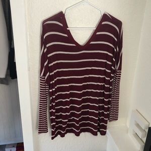 Charlotte Russe long sleeve stripe tee